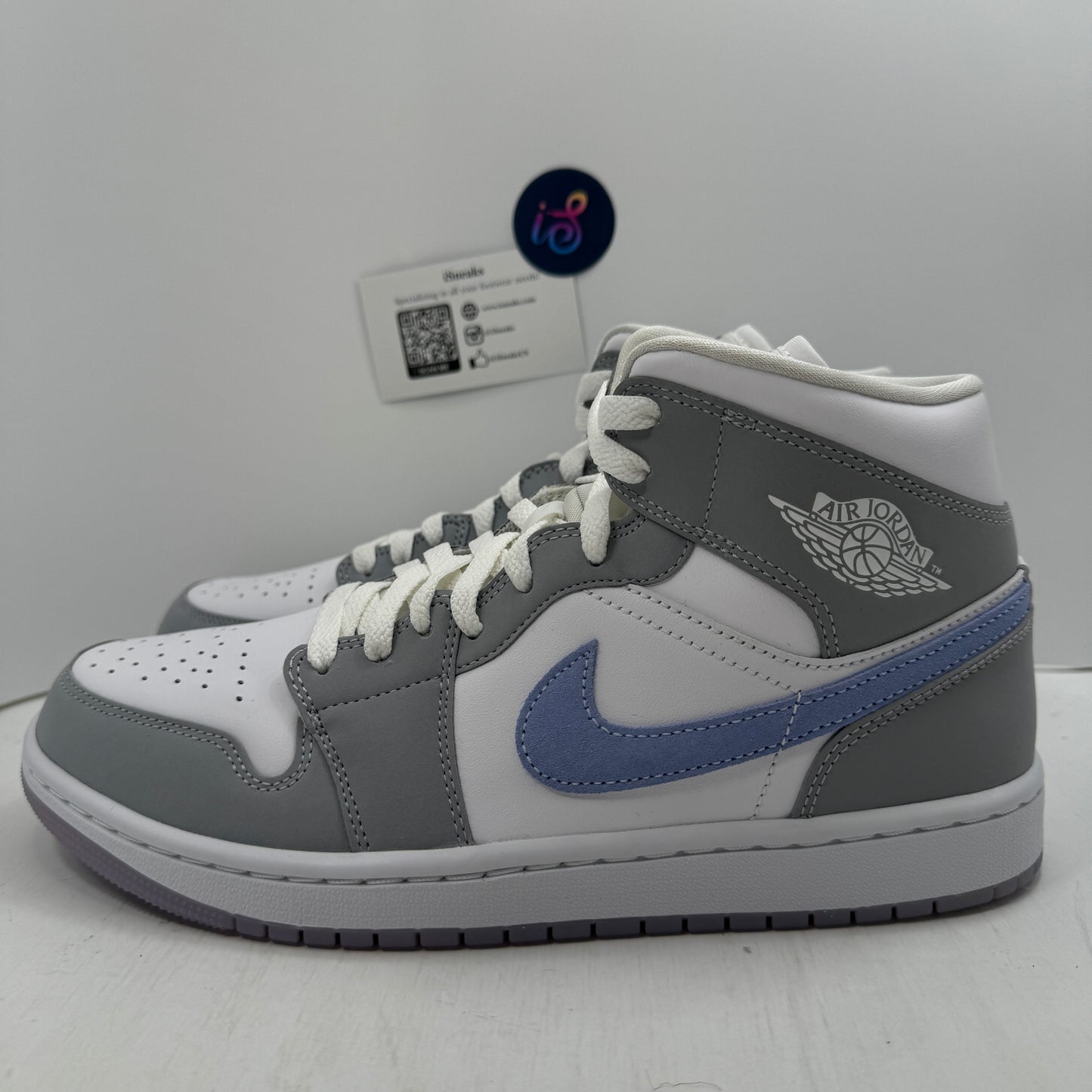 Jordan 1 Mid Wolf Grey WMNS