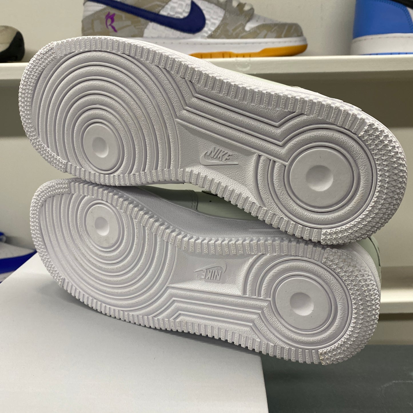 Nike Air Force 1 Low Light Spruce Aura Grade School