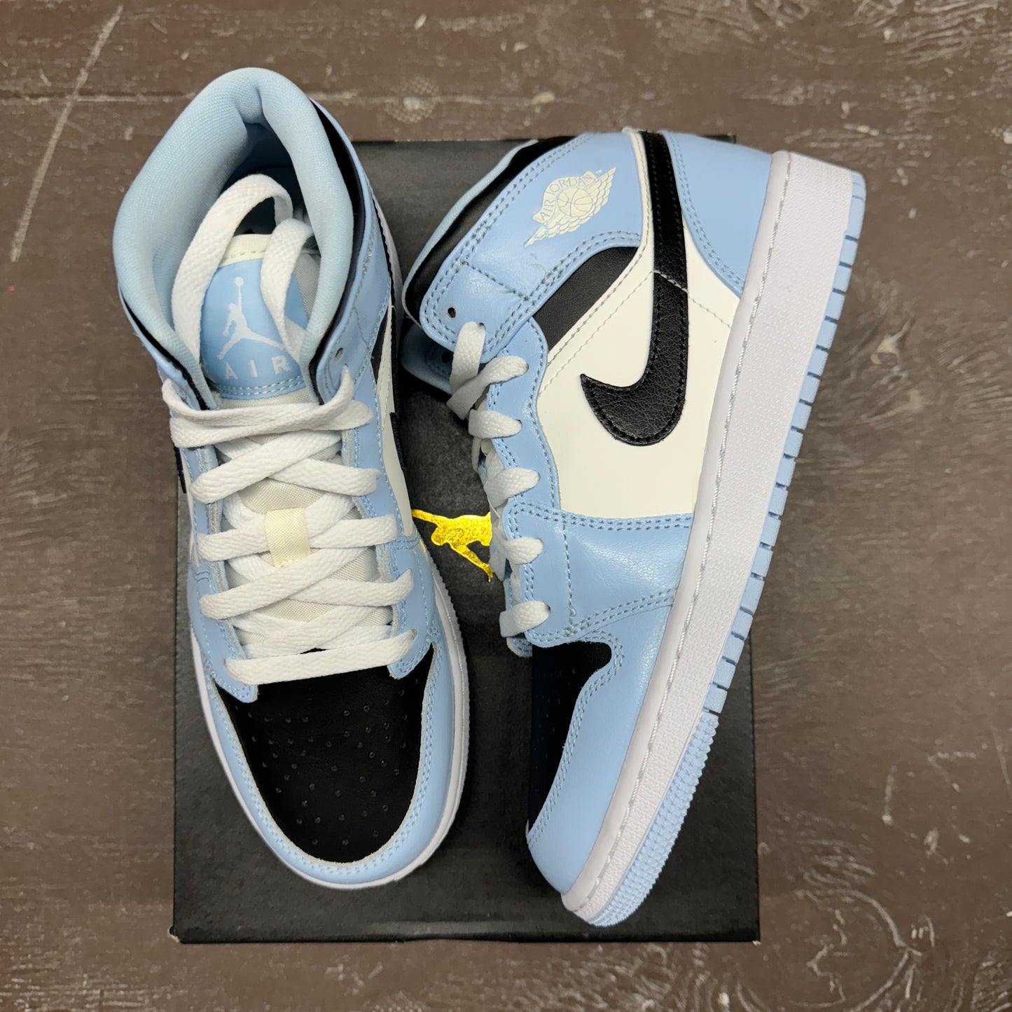 Air Jordan 1 Mid Ice Blue - Size 5.5Y