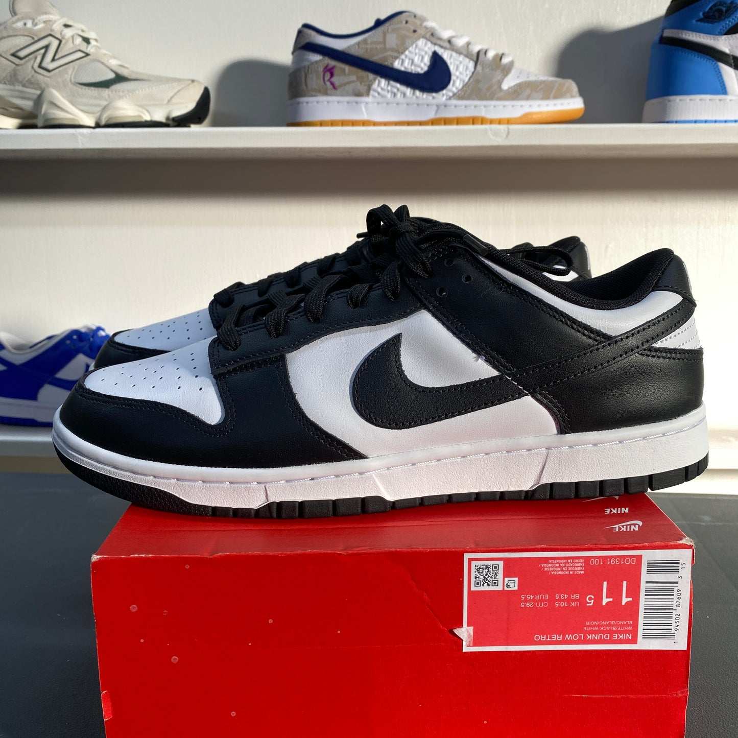 Nike Dunk Low Panda Size 11.5 Men's DD1391-100