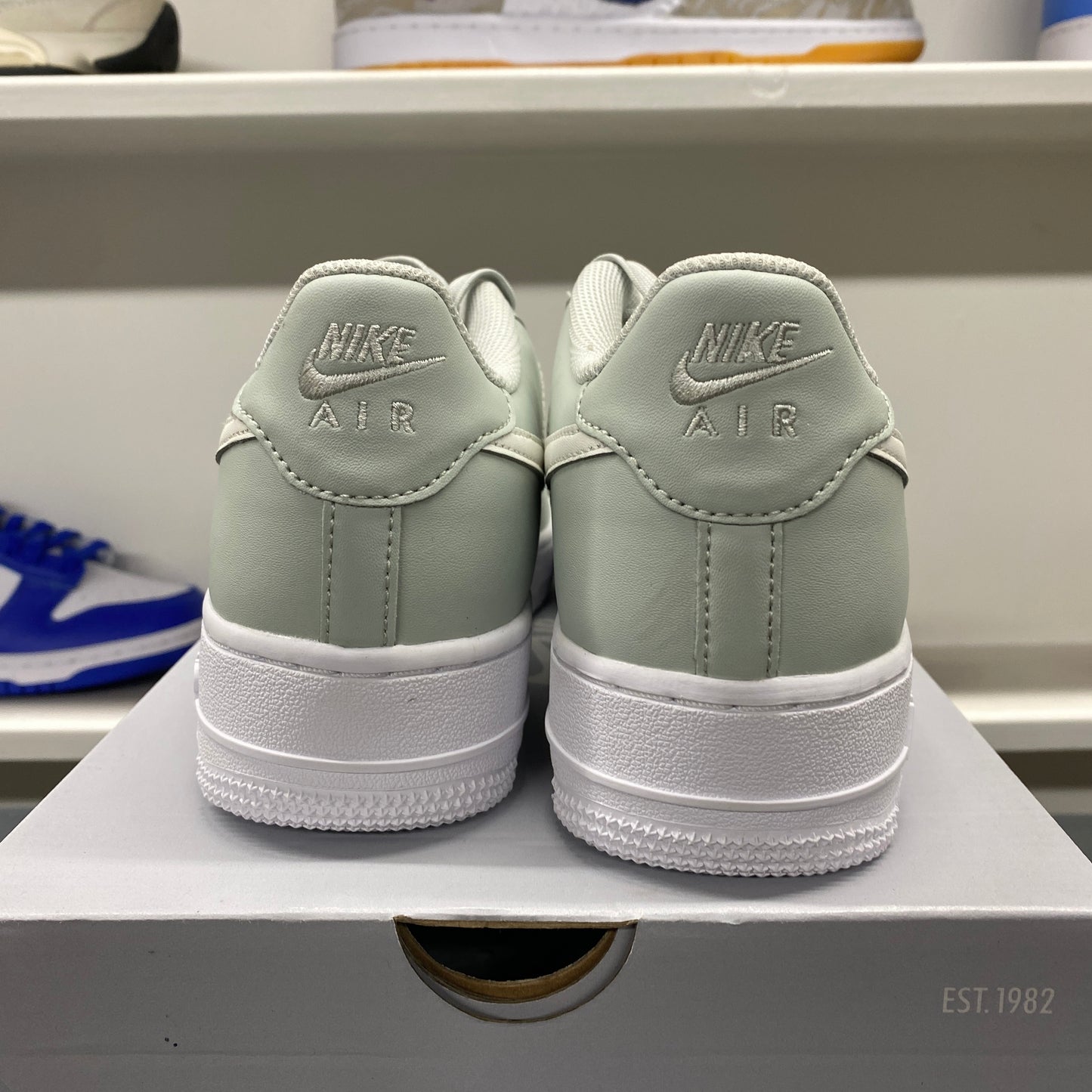 Nike Air Force 1 Low Light Spruce Aura Grade School