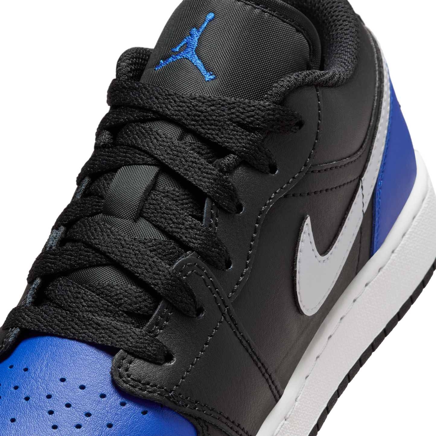 Jordan 1 Low Black Game Royal Grade School