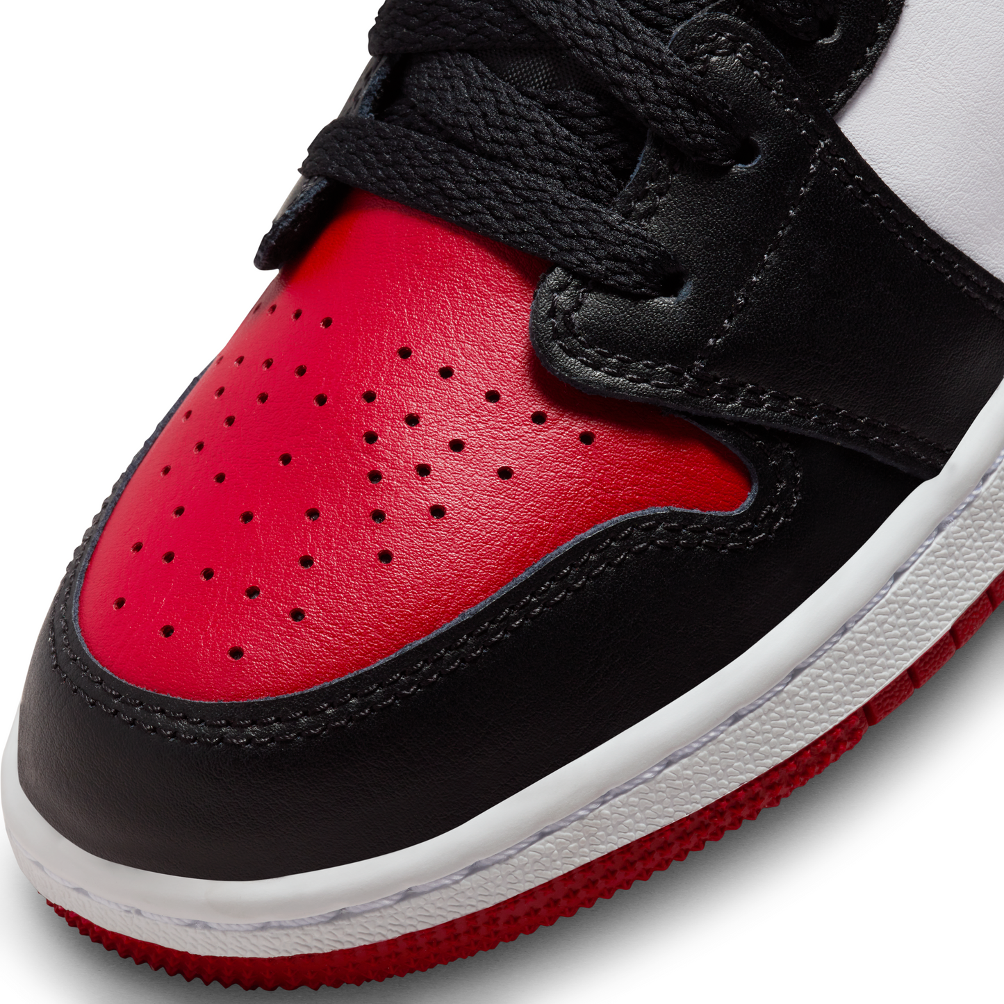 Jordan 1 Low Bred Toe 2.0 Grade School