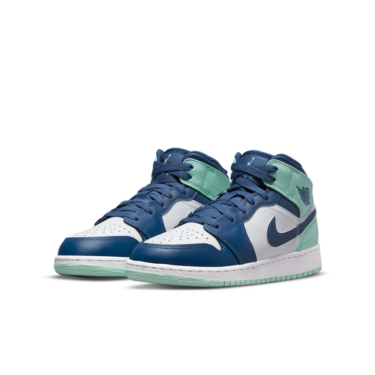 Jordan 1 Mid Mystic Navy Grade School