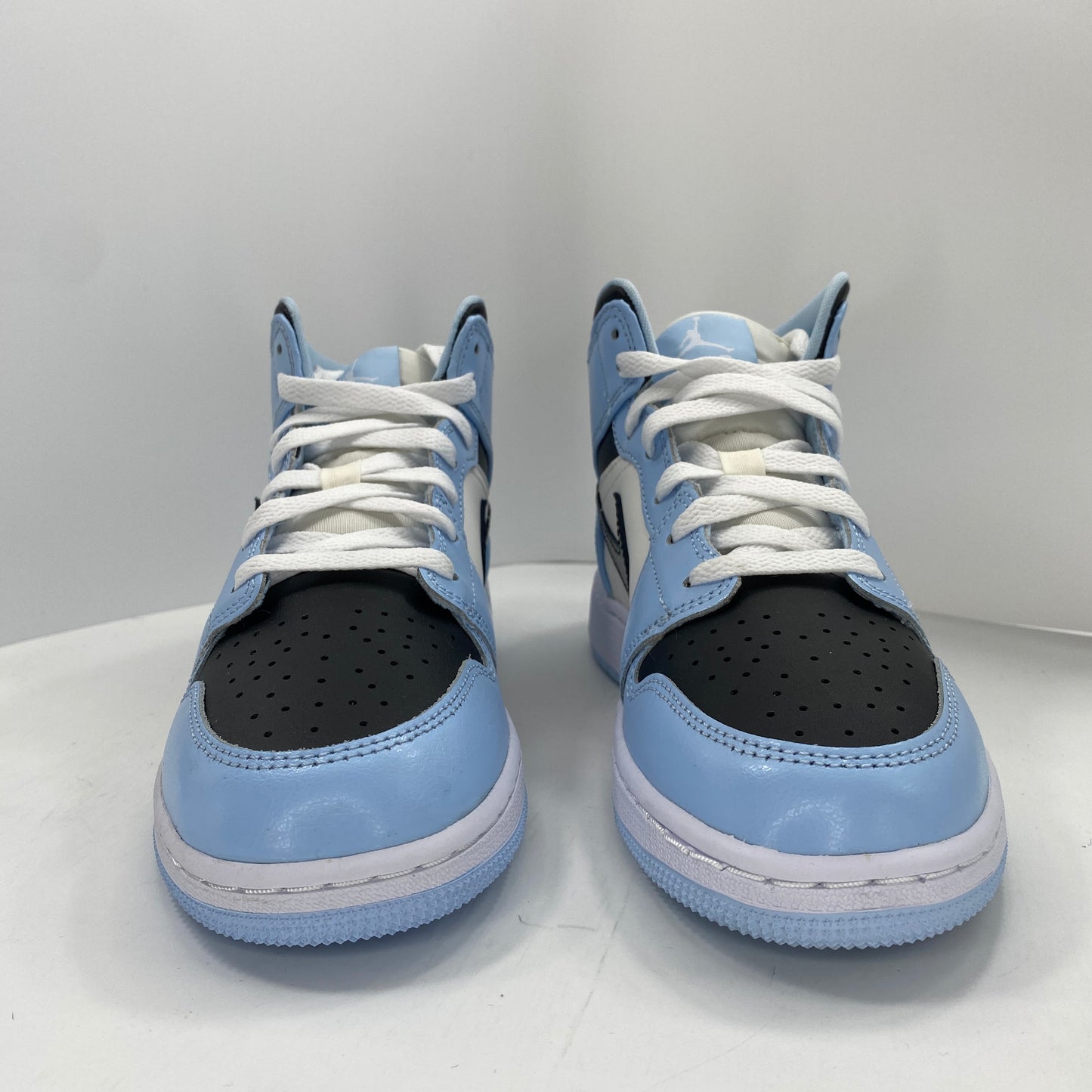 Air Jordan 1 Mid Ice Blue Grade School