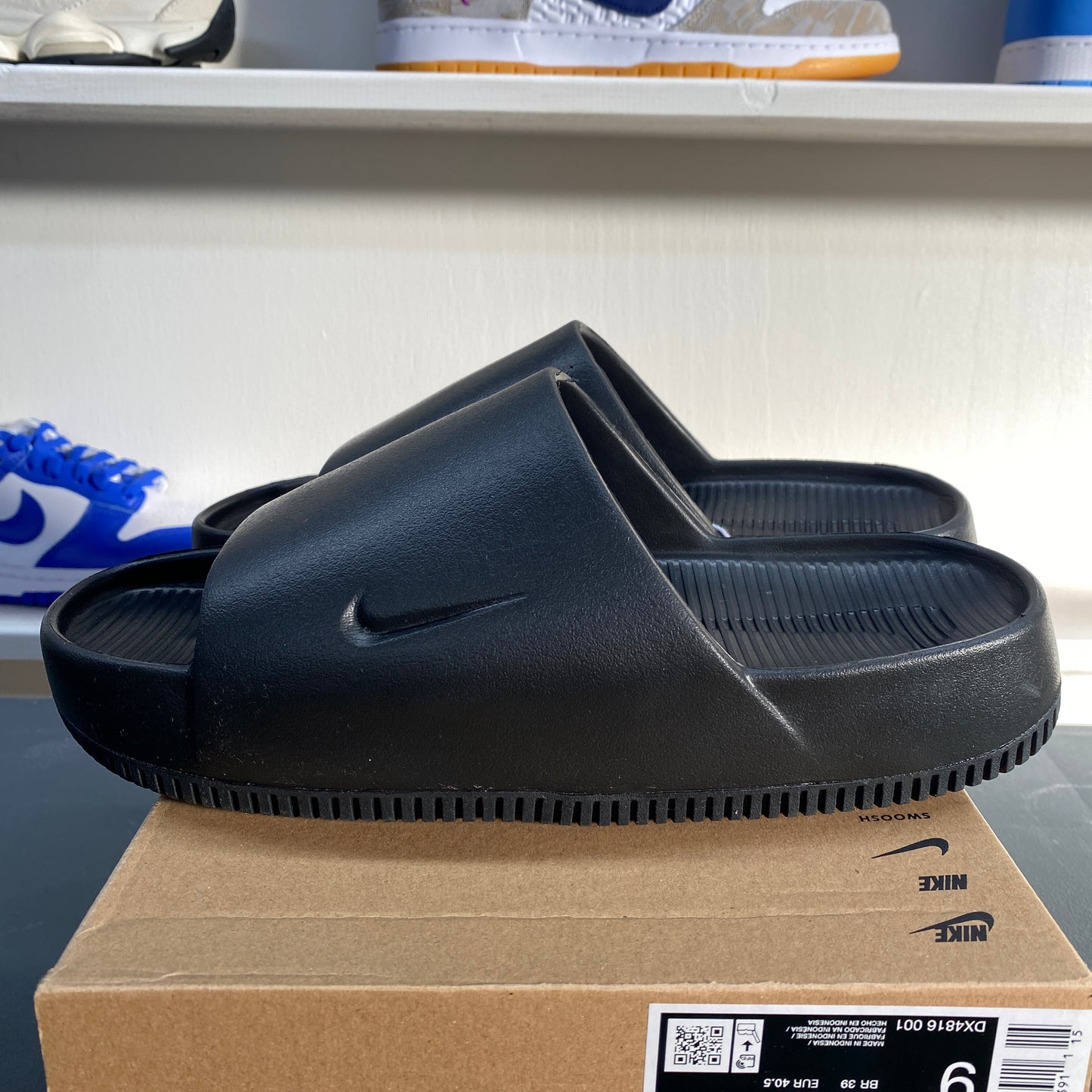 Nike Calm Slide Black Women's Size 9