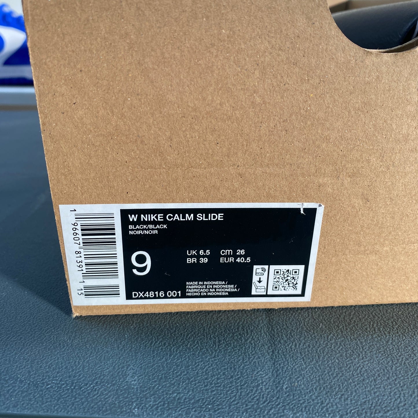 Nike Calm Slide Black Women's Size 9