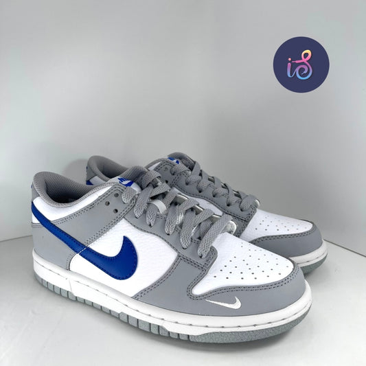 Dunk Low Mini Swoosh Wolf Grey Game Royal Grade School