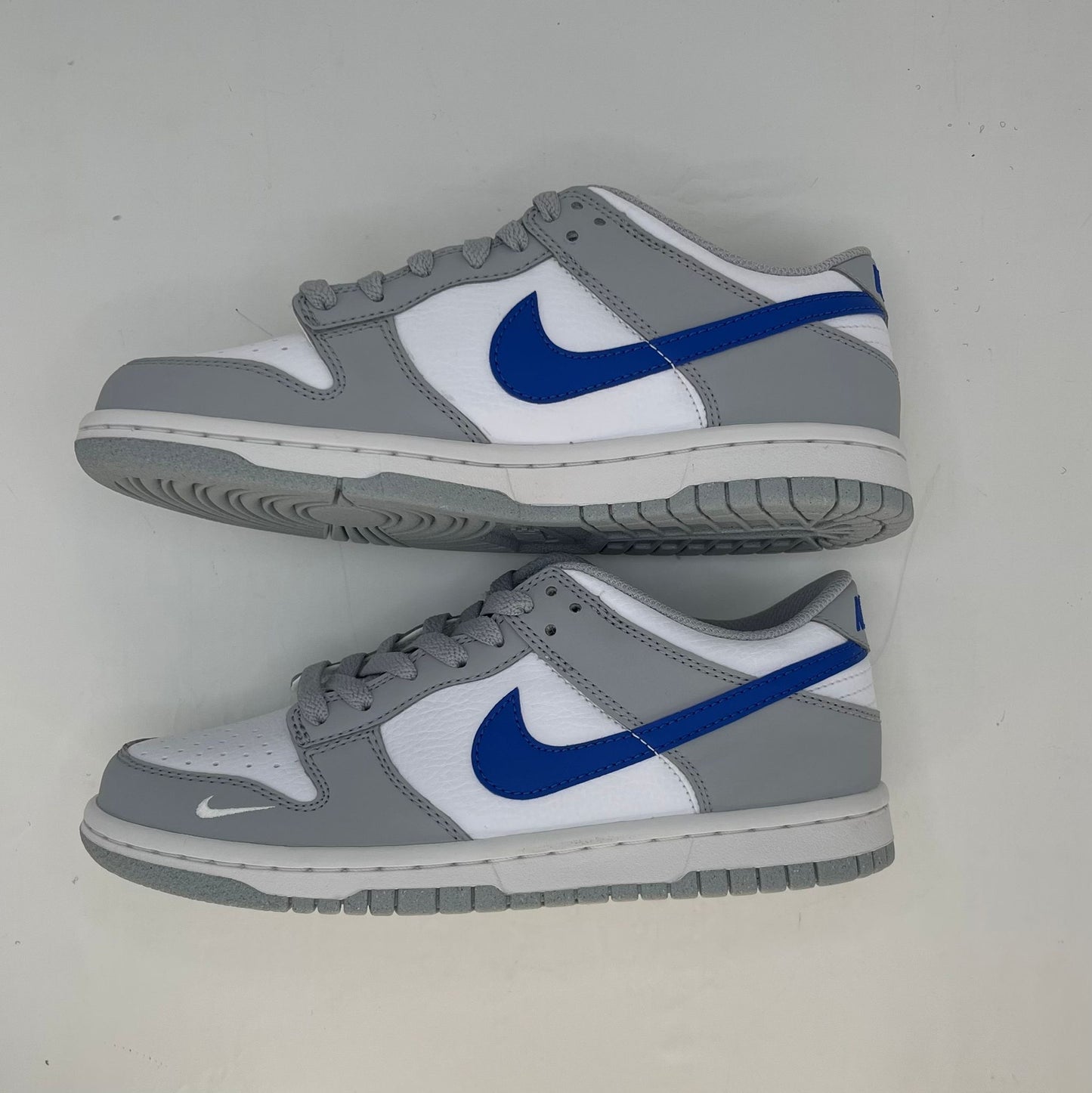 Dunk Low Mini Swoosh Wolf Grey Game Royal Grade School