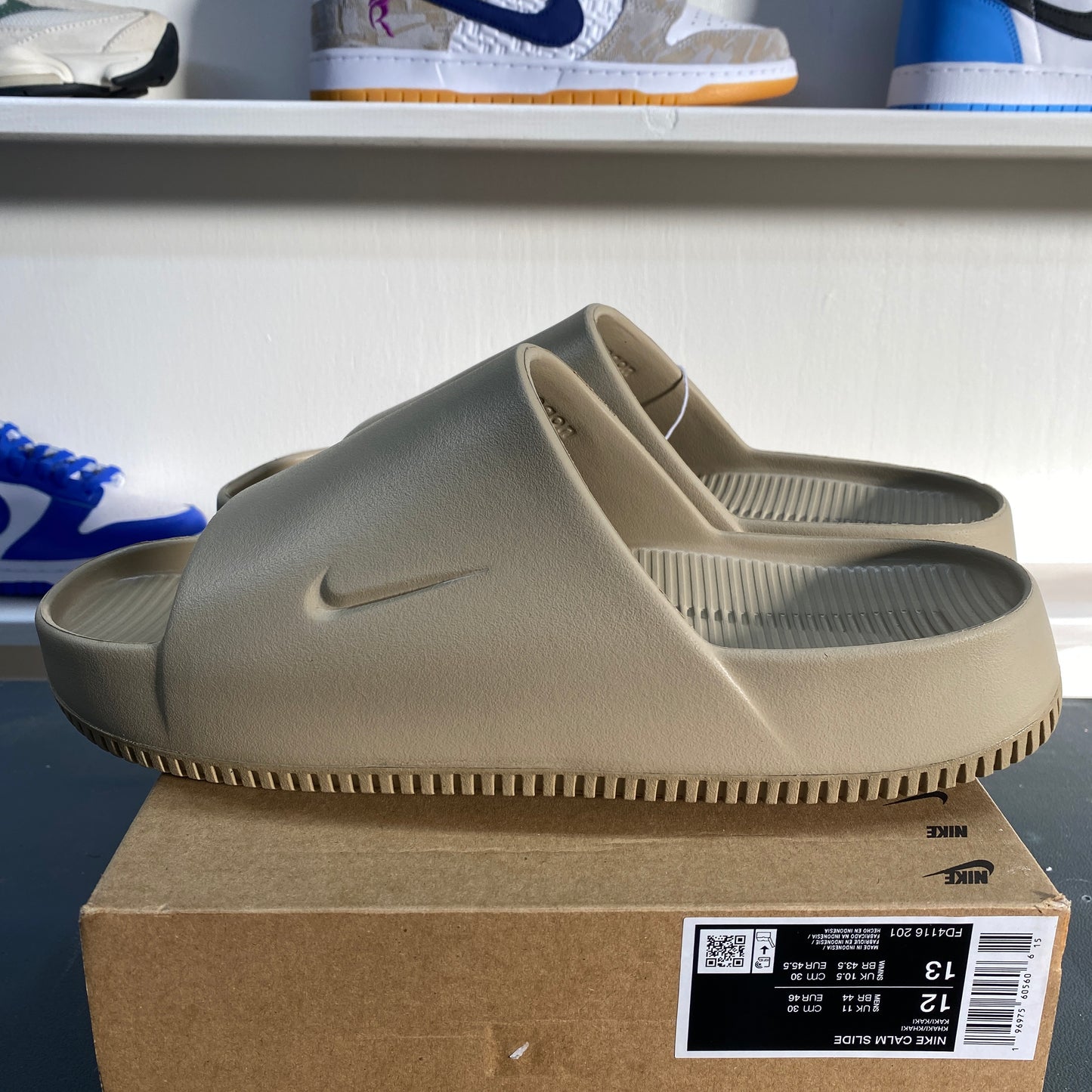 Nike Calm Slide Khaki Men's Size 12