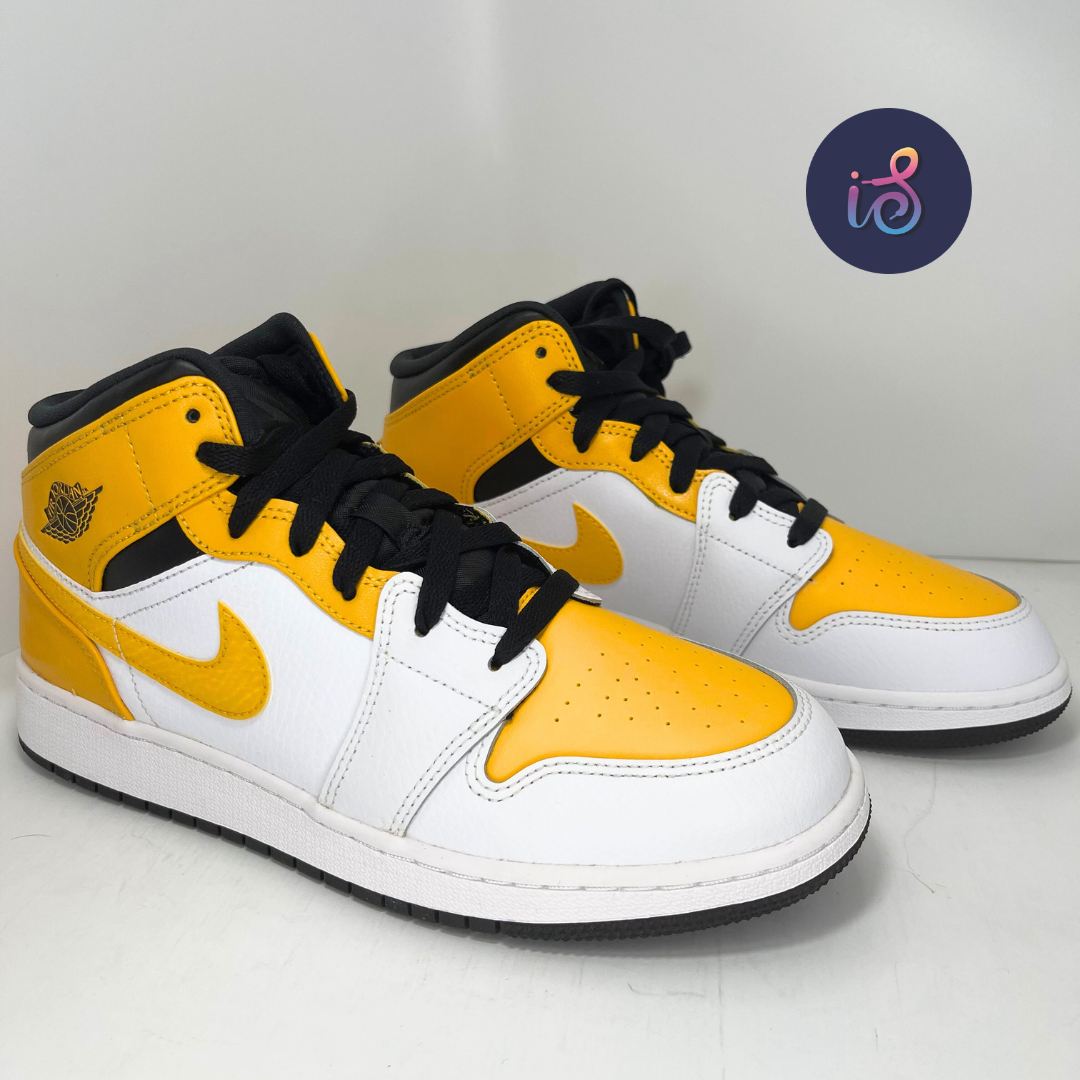 Air Jordan 1 Mid University Gold Grade School