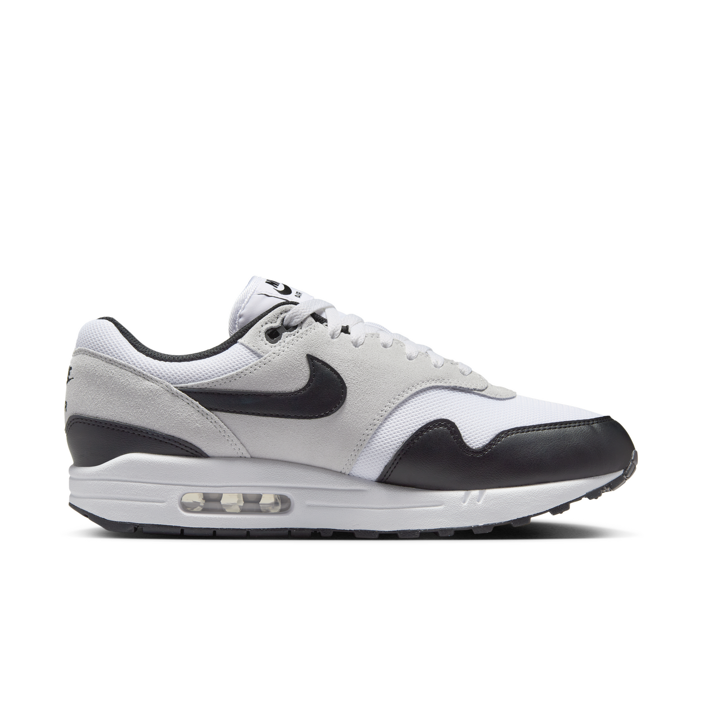 Air Max 1 Essential White Pure Platinum Black Men's