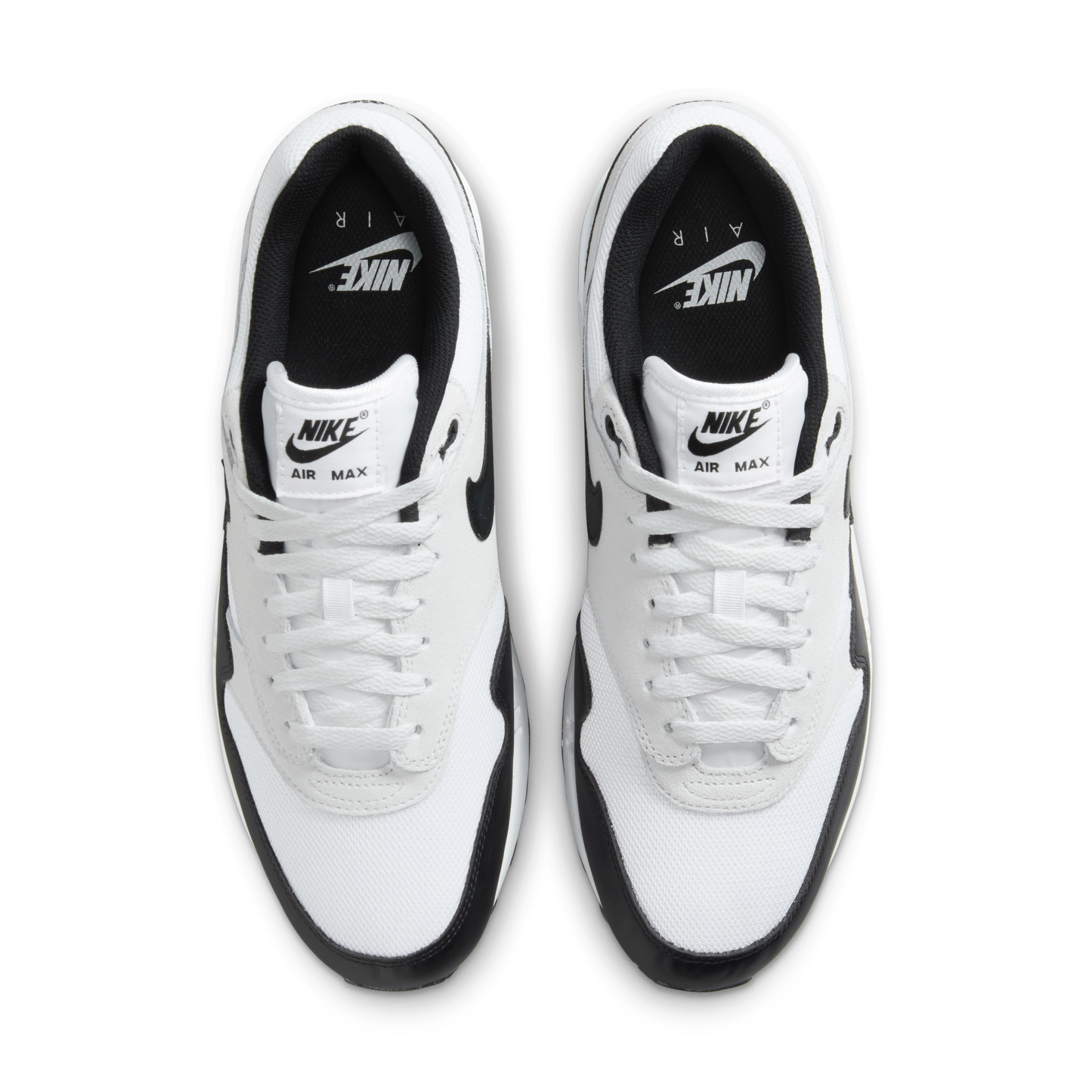 Air Max 1 Essential White Pure Platinum Black Men's