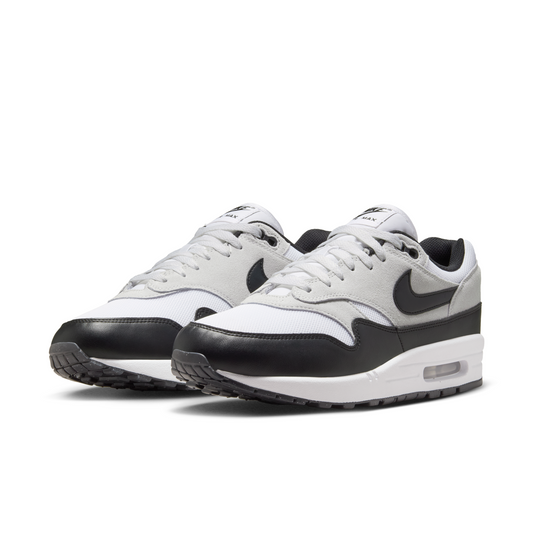 Air Max 1 Essential White Pure Platinum Black Men's