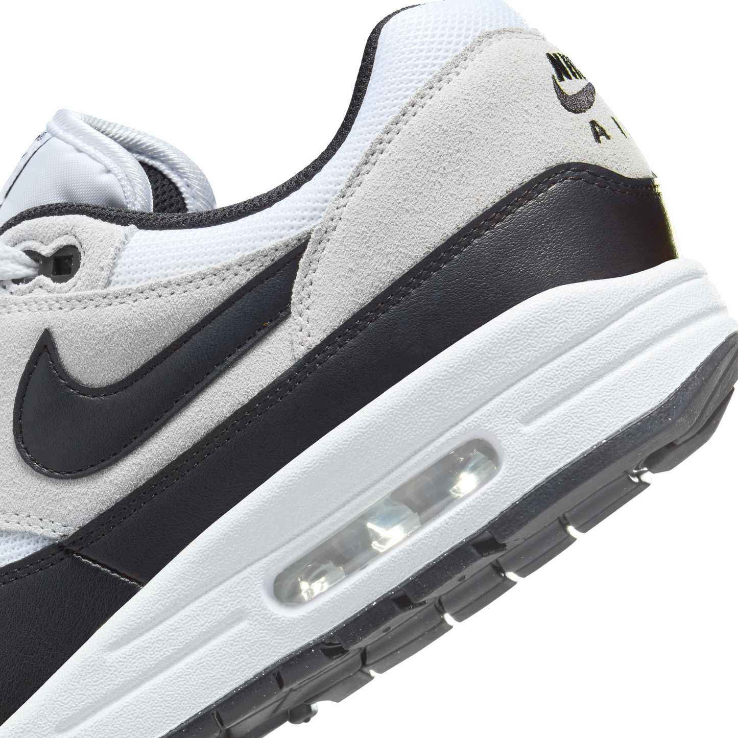 Air Max 1 Essential White Pure Platinum Black Men's