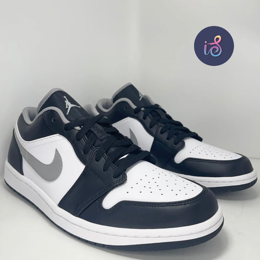 Jordan 1 Low Black White Grey MENS