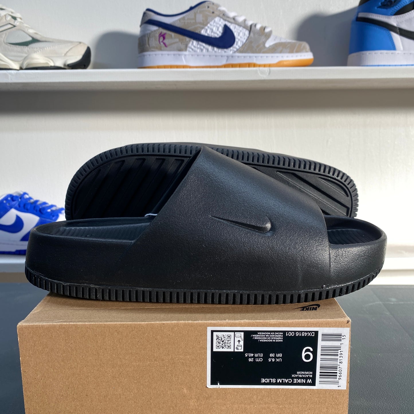 Nike Calm Slide Black Women's Size 9
