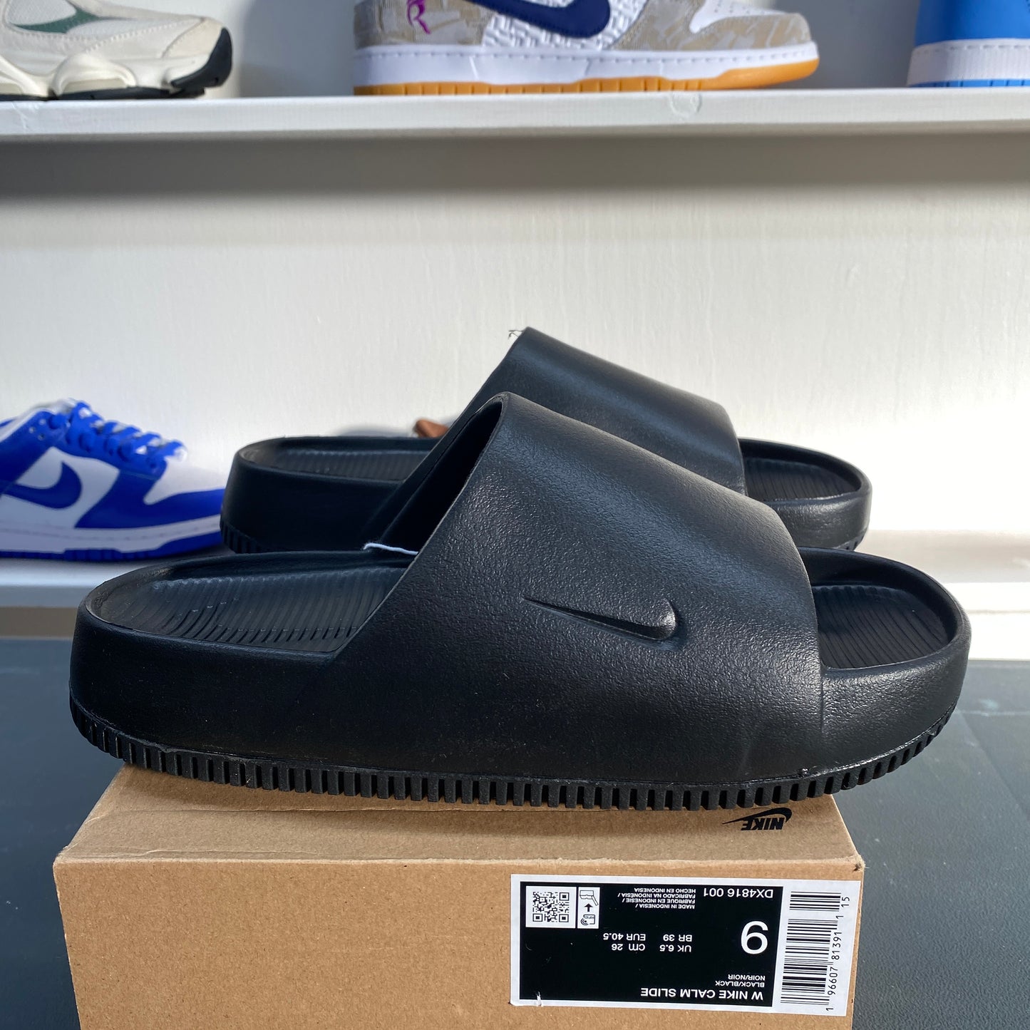 Nike Calm Slide Black Women's Size 9