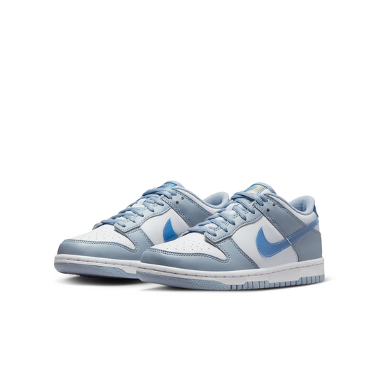 Dunk Low Next Nature Blue Whisper Iridescent Grade School