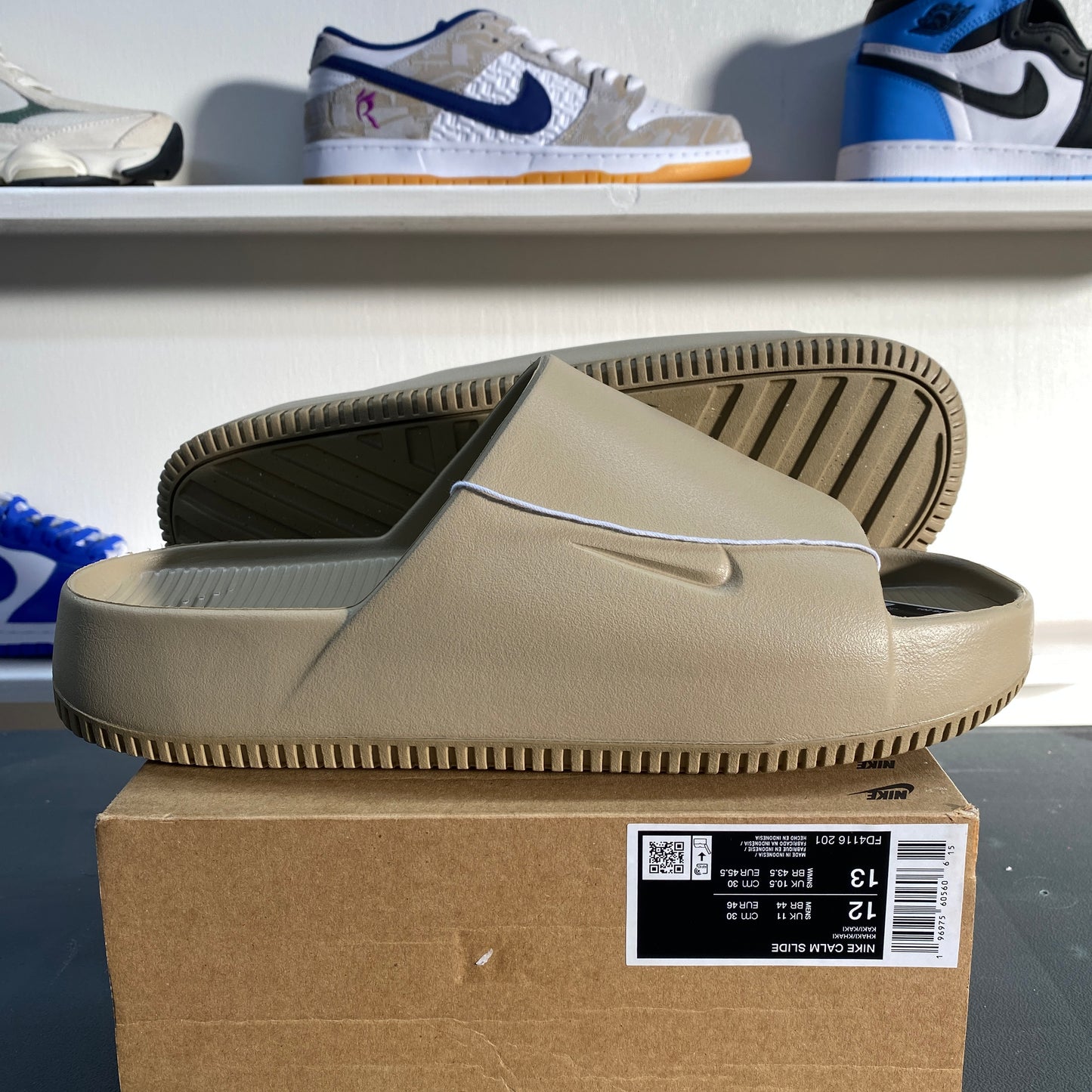 Nike Calm Slide Khaki Men's Size 12