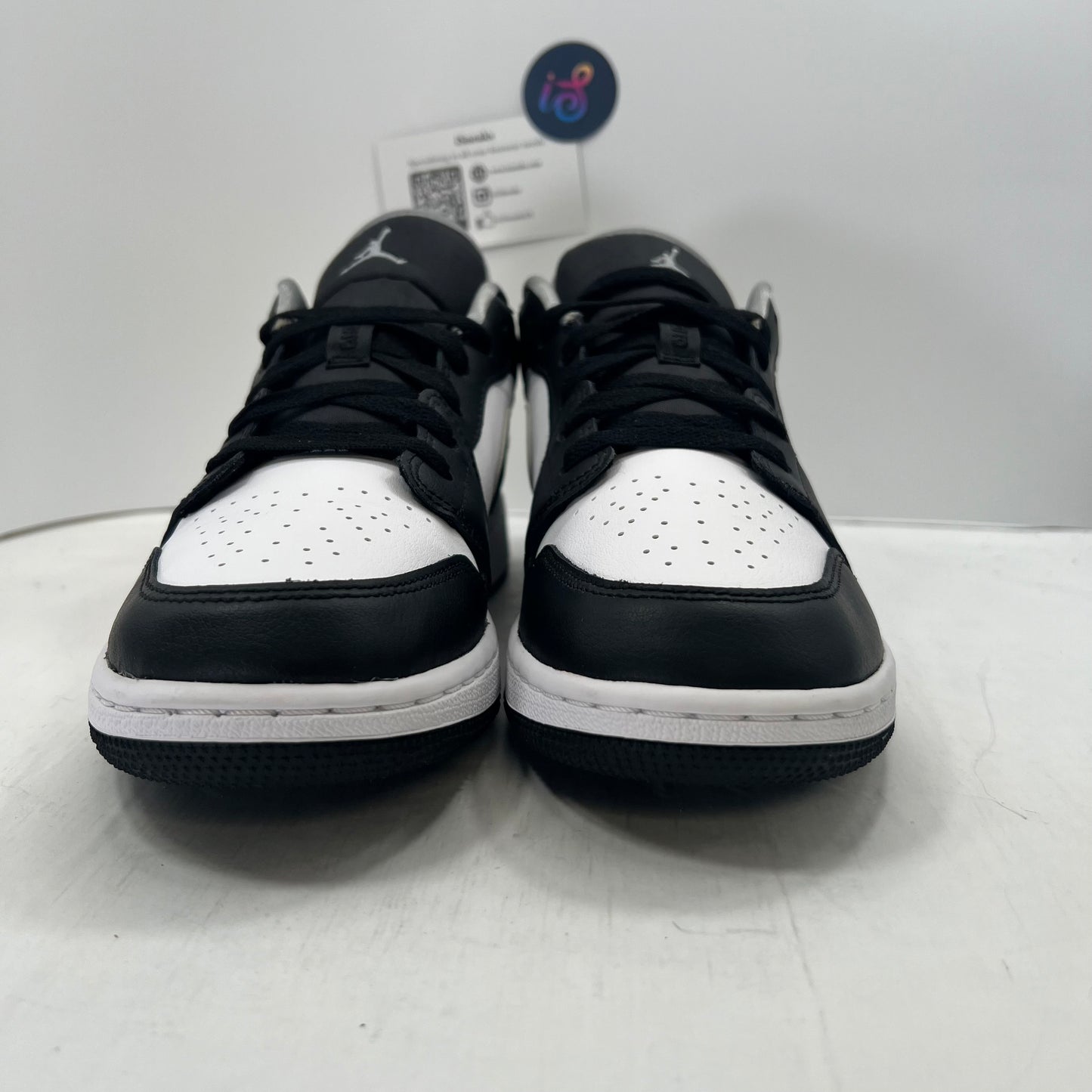 Jordan 1 Low Black Grey White GS