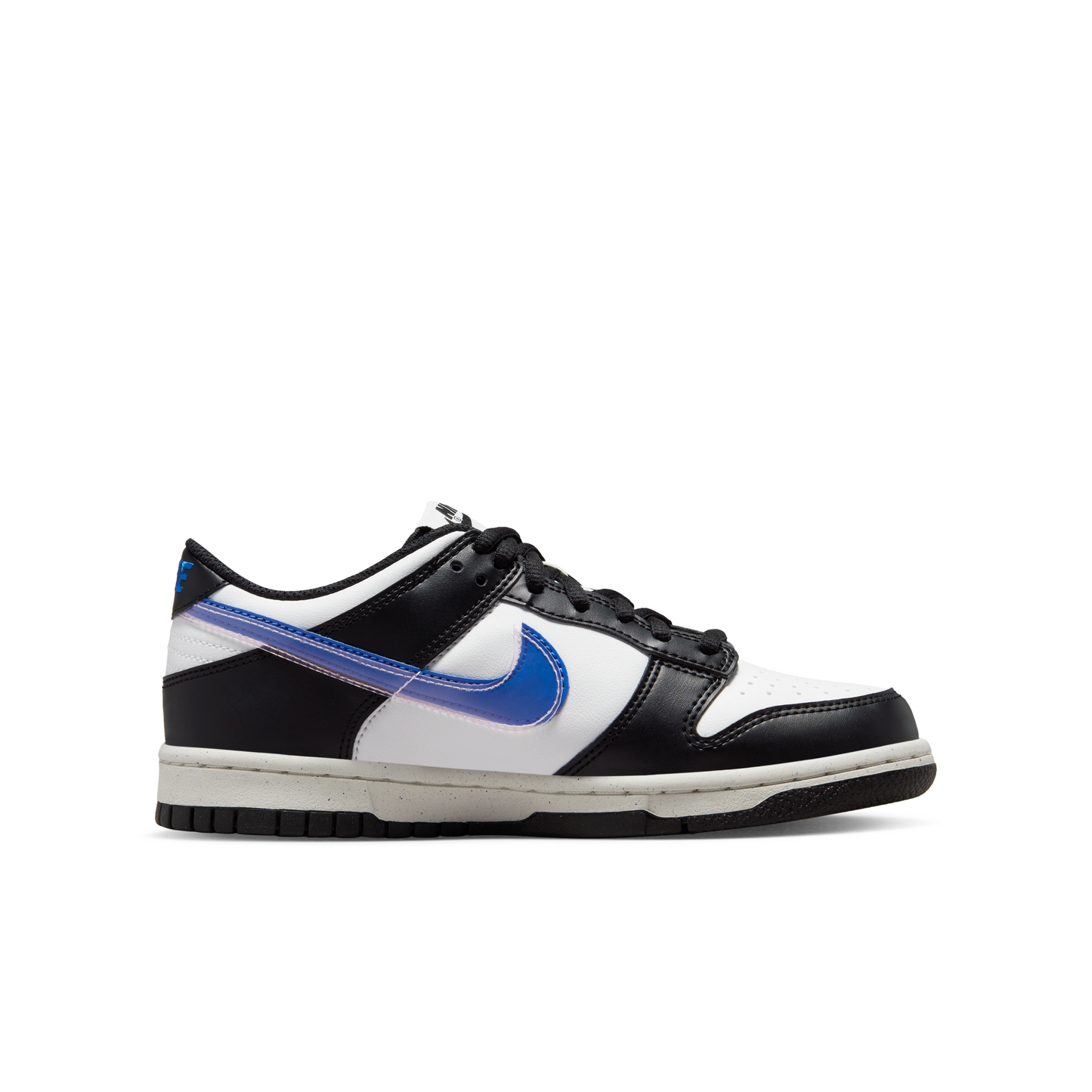 Dunk Low Blue Swoosh Grade School
