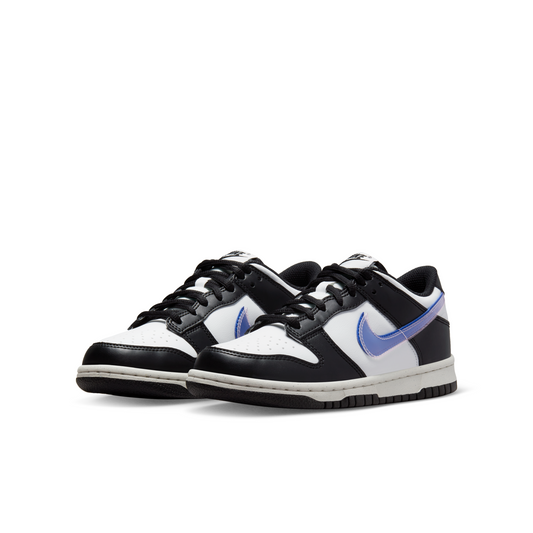 Dunk Low Blue Swoosh Grade School