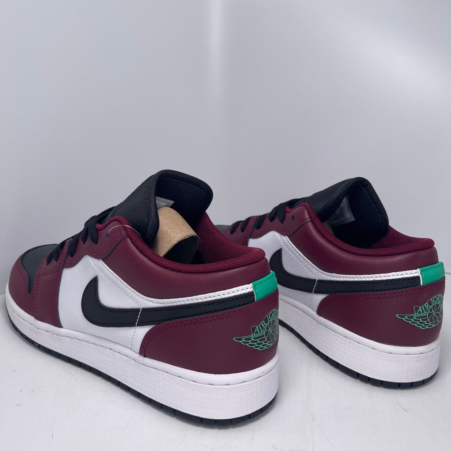 Jordan 1 Low SE Dark Beetroot Roma Green Grade School