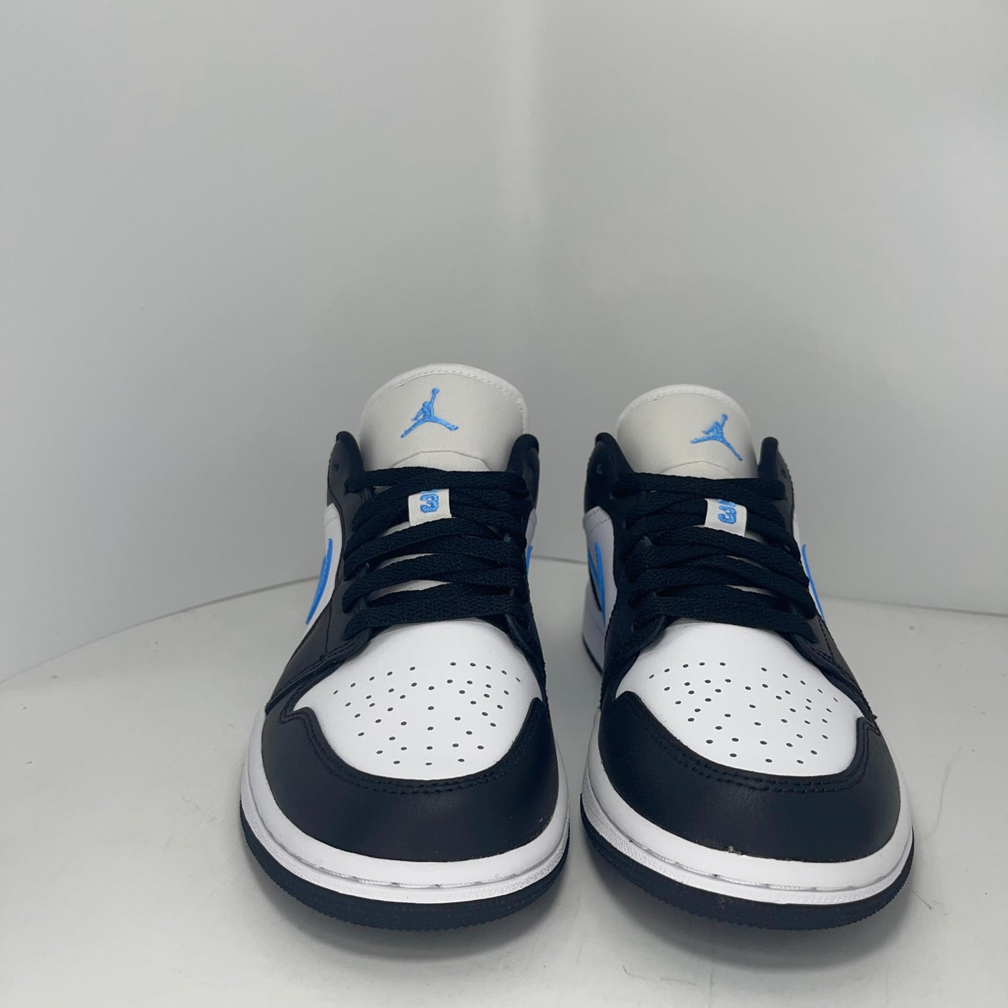 Jordan 1 Low Black University Blue White WMNS