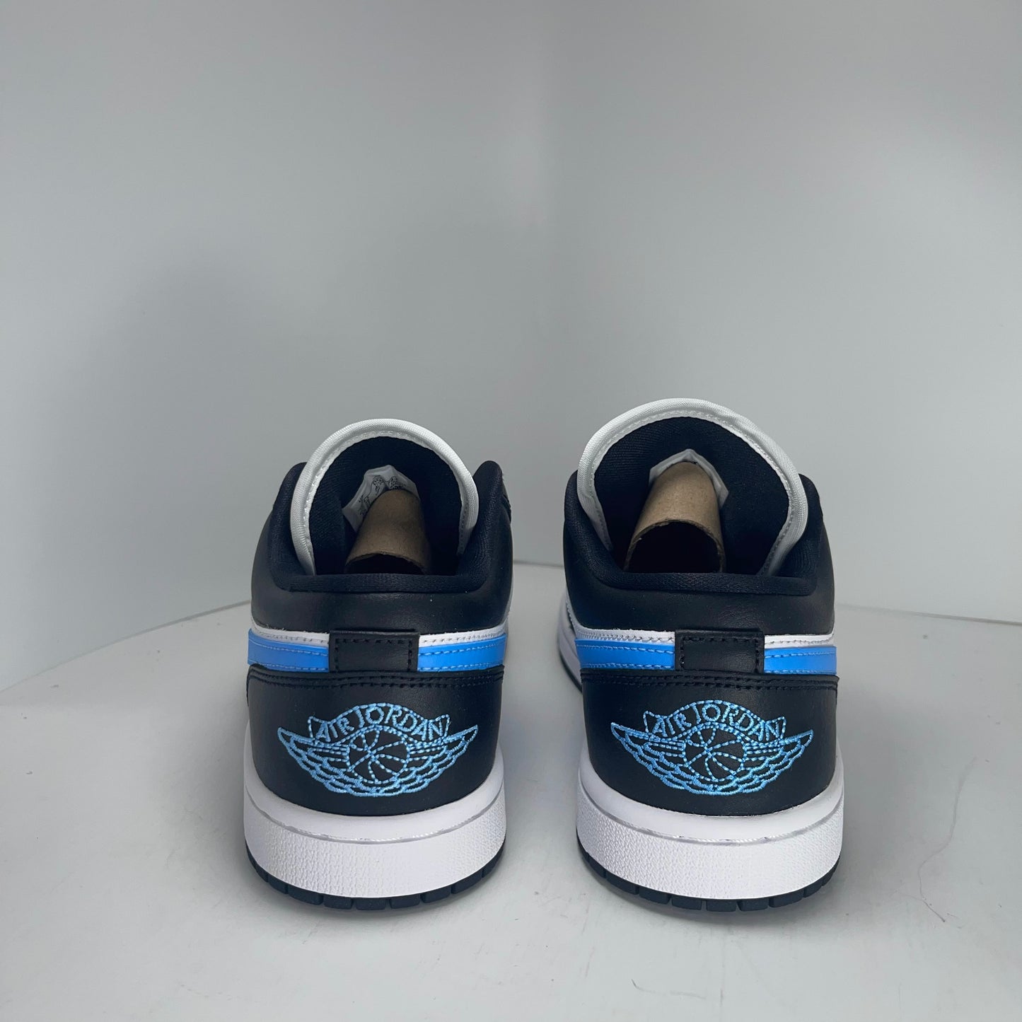 Jordan 1 Low Black University Blue White WMNS