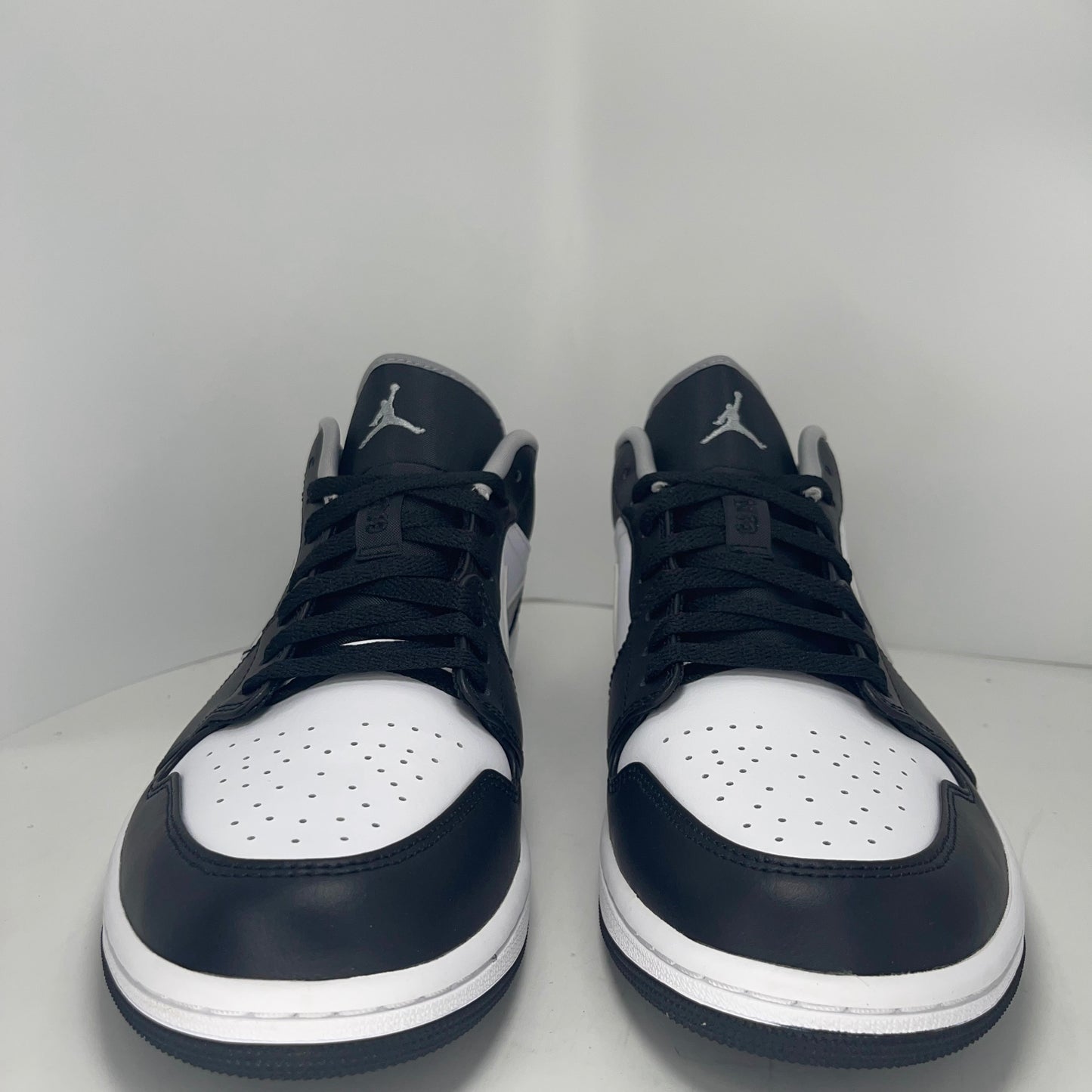 Jordan 1 Low Black White Grey MENS