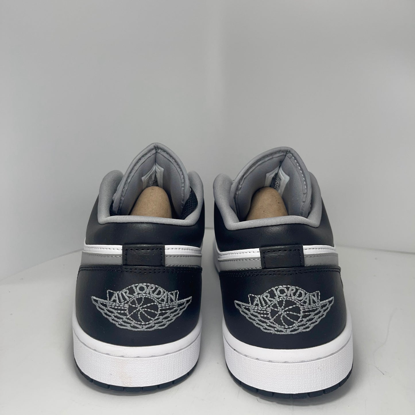 Jordan 1 Low Black White Grey MENS