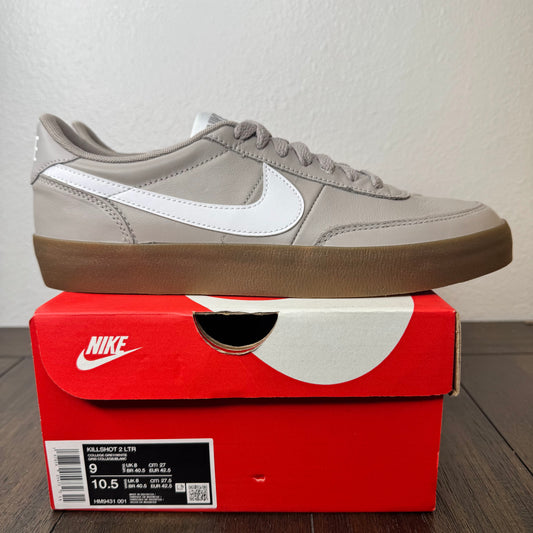 Nike Killshot 2 Leather College Grey Size 9 Men's HM9431-001 Brand New