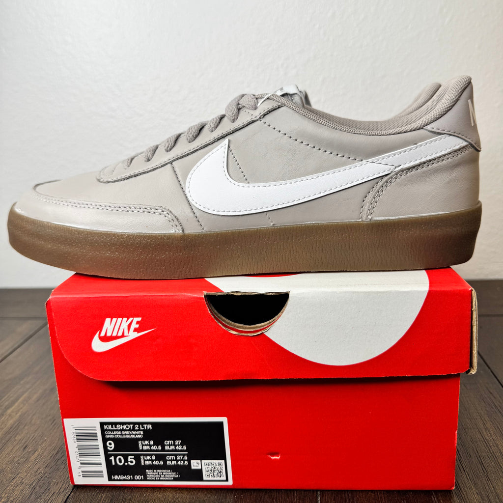 Nike Killshot 2 Leather College Grey Size 9 Men's HM9431-001 Brand New