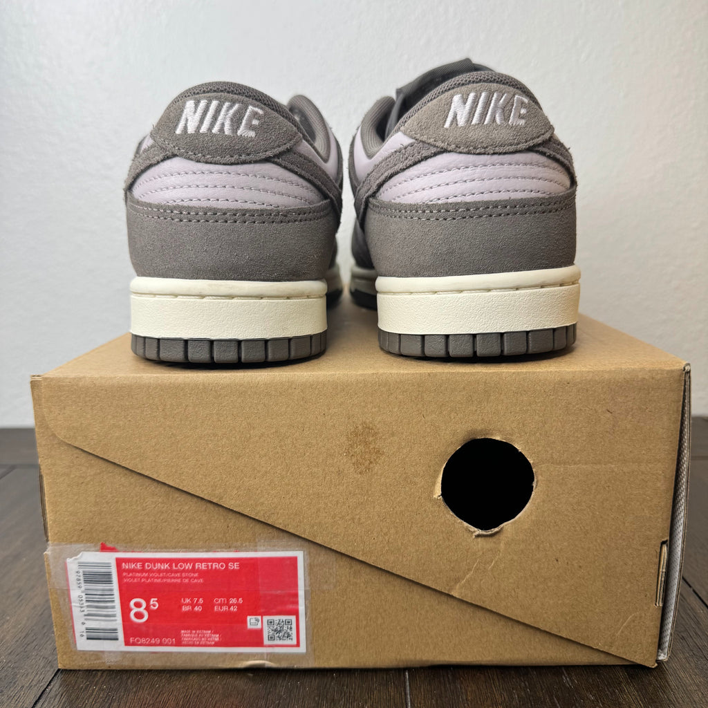 Nike Dunk Low SE Violet Cave Stone Size 8.5 Men's FQ8249-001