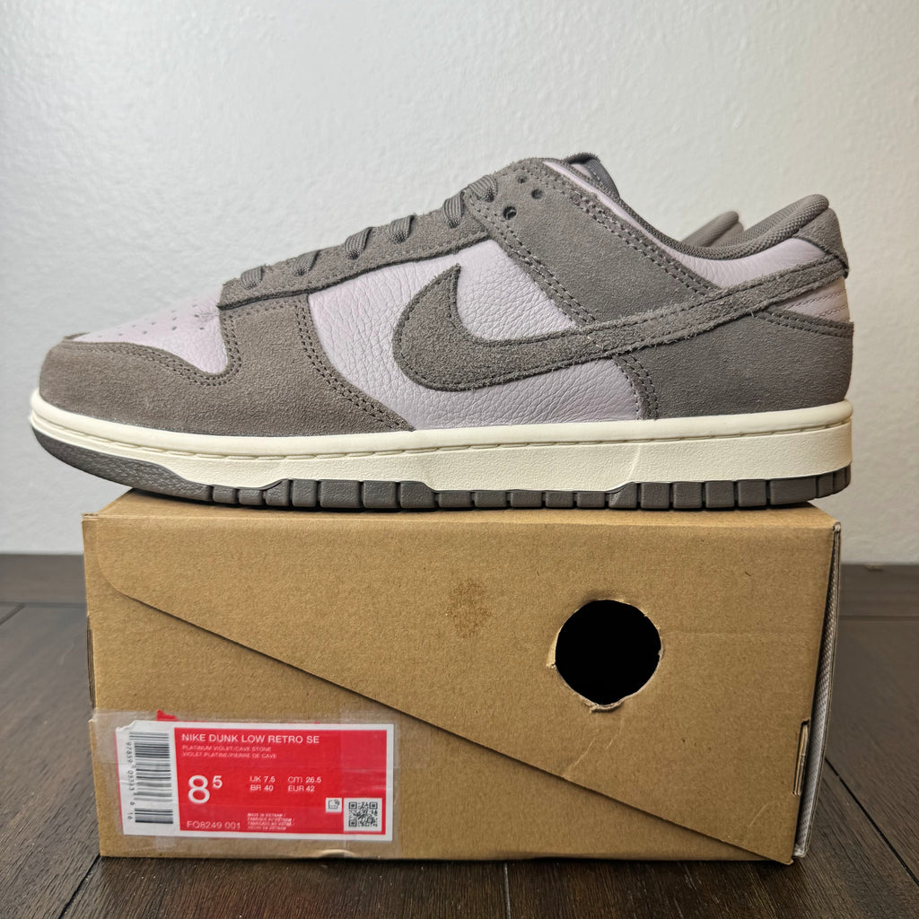 Nike Dunk Low SE Violet Cave Stone Size 8.5 Men's FQ8249-001