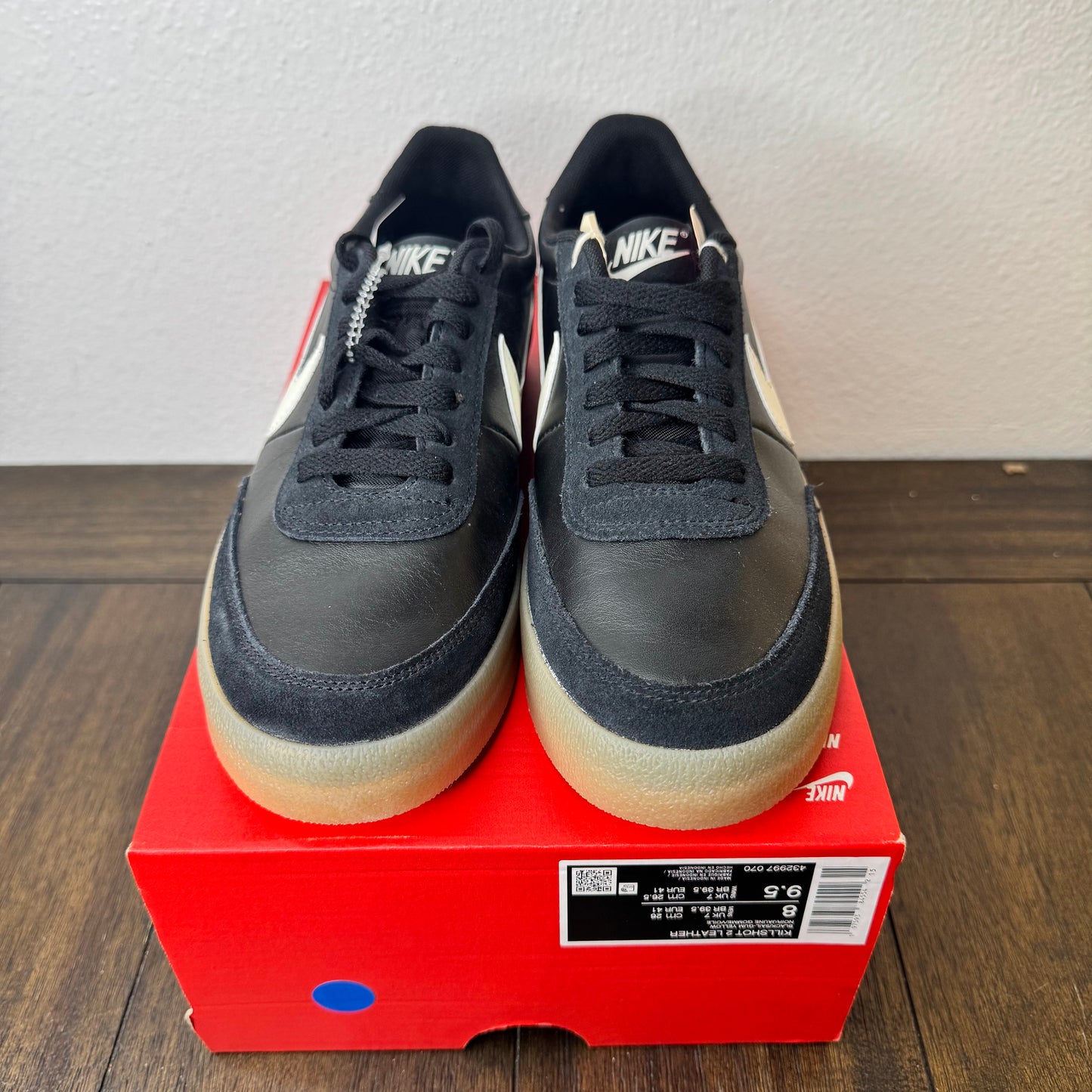 Nike Killshot 2 Black Sail Gum Size 8 Men's 432997 070 Brand New