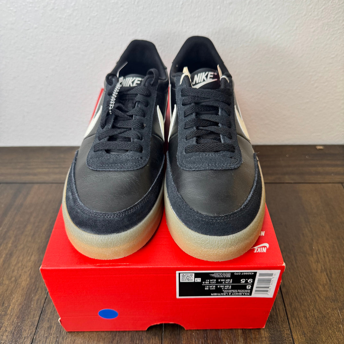 Nike Killshot 2 Black Sail Gum Size 8 Men's 432997 070 Brand New