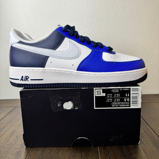Nike Air Force 1 Low '07 LV8 Game Royal Navy Size 9.5 Men's FQ8825 100