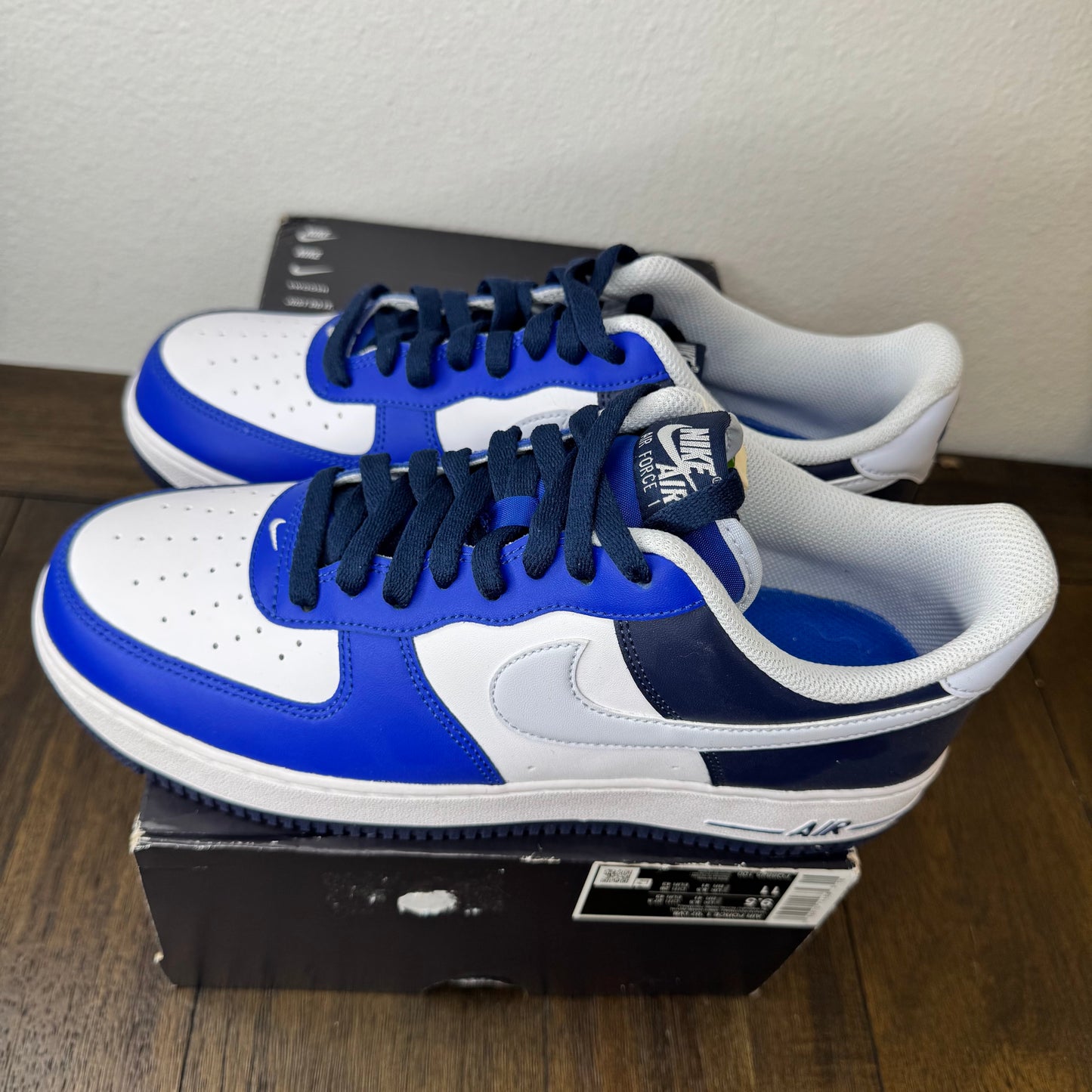 Nike Air Force 1 Low '07 LV8 Game Royal Navy Size 9.5 Men's FQ8825 100