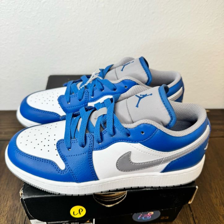 Jordan 1 Low True Blue Size 5Y GS 553560 412 Brand New