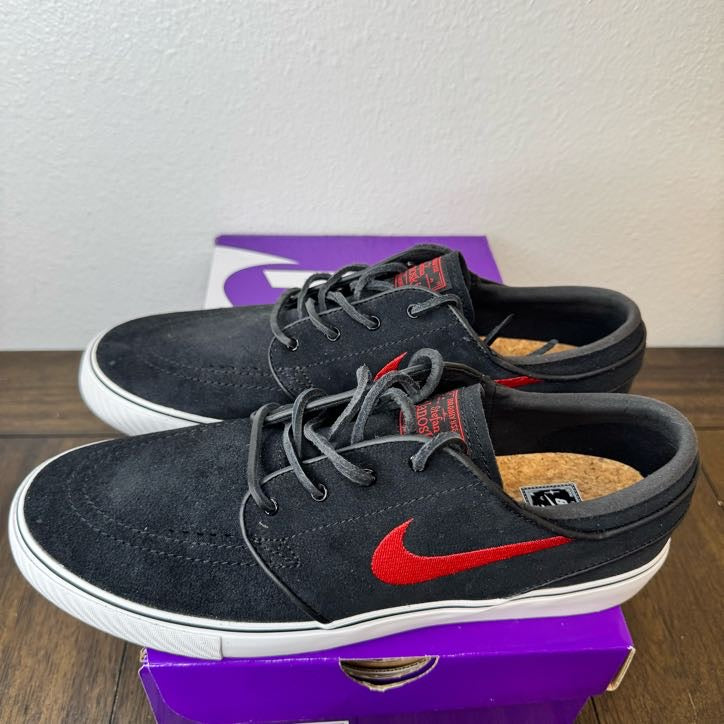 Nike SB Zoom Janoski OG+ Black Red Size 9.5 Men's FD6757 002 Brand New