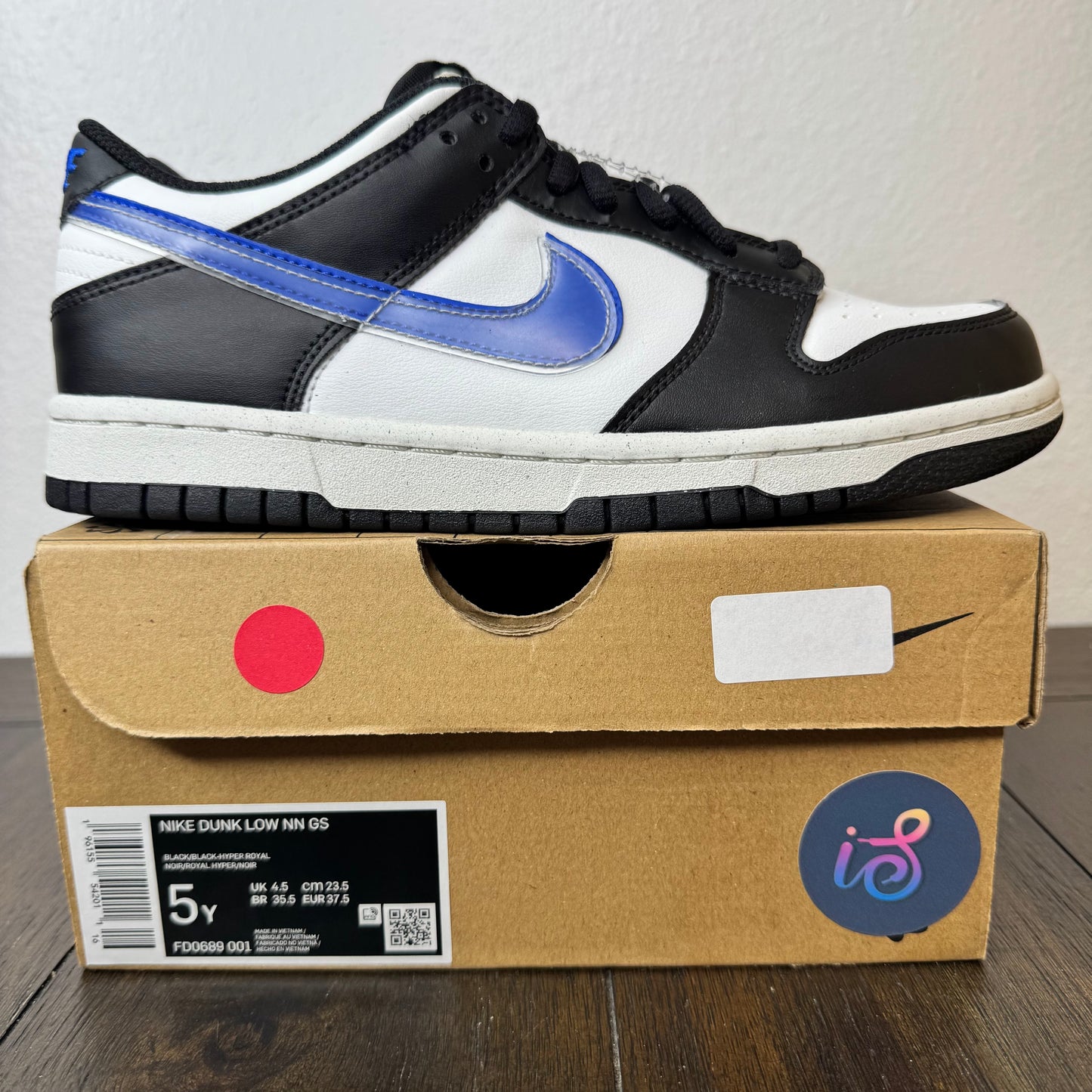 Nike Dunk Low Next Nature TPU Swoosh Size 5Y GS FD0689 001 Brand New