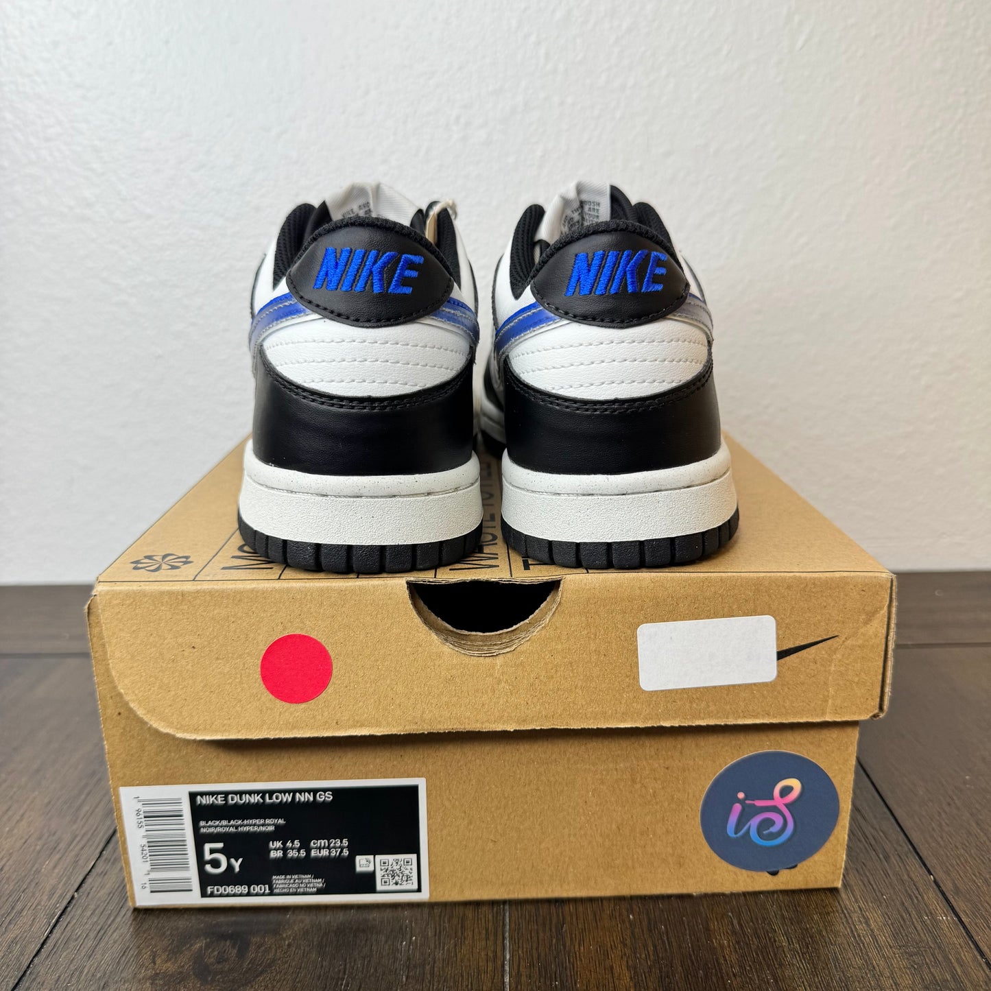Nike Dunk Low Next Nature TPU Swoosh Size 5Y GS FD0689 001 Brand New