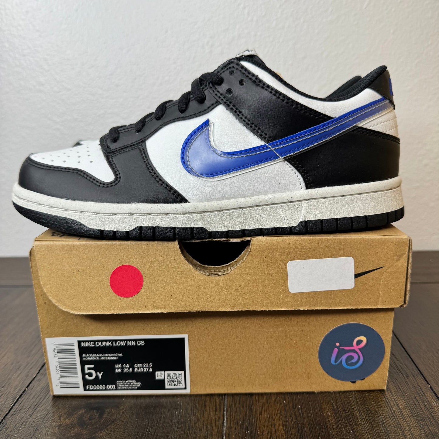 Nike Dunk Low Next Nature TPU Swoosh Size 5Y GS FD0689 001 Brand New