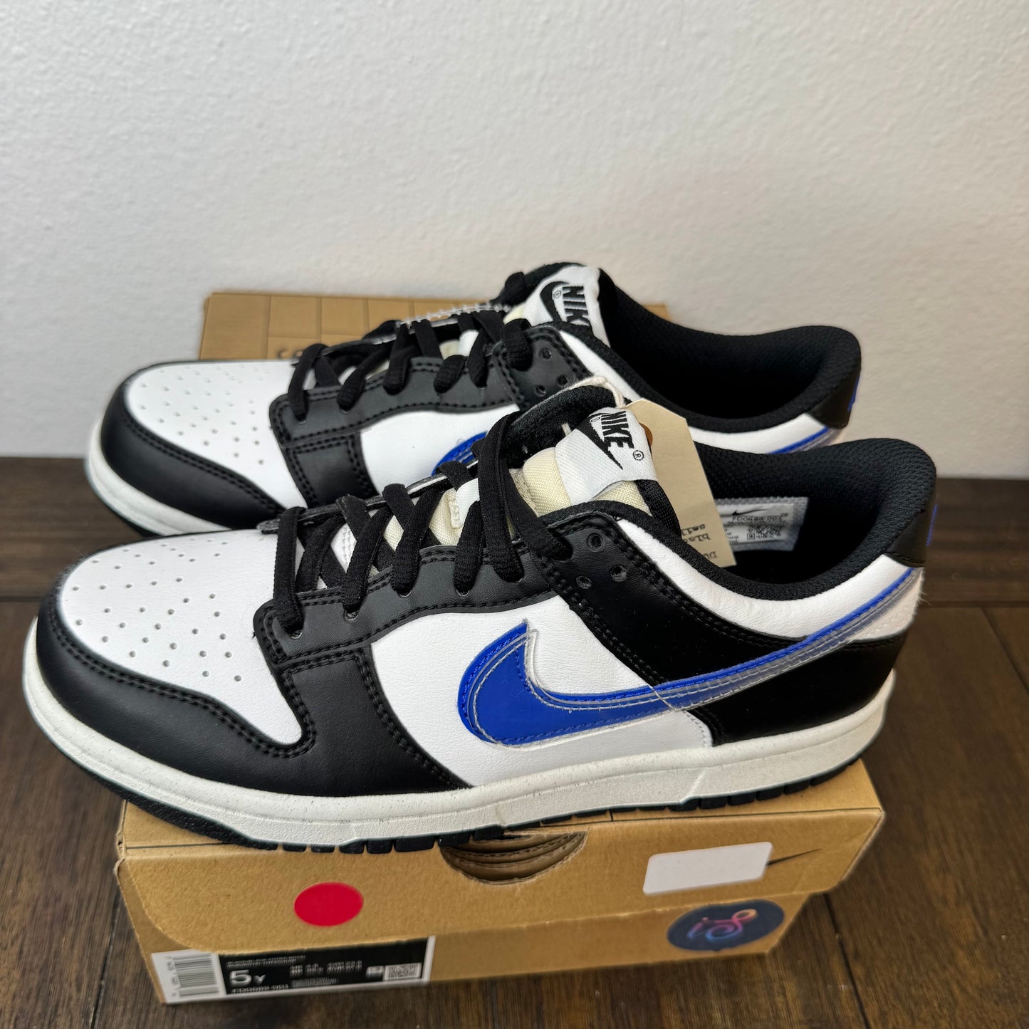 Nike Dunk Low Next Nature TPU Swoosh Size 5Y GS FD0689 001 Brand New