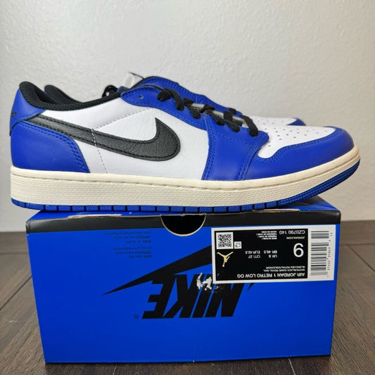 Jordan 1 Retro Low OG Game Royal Size 9 Men's CZ0790 140 Brand New