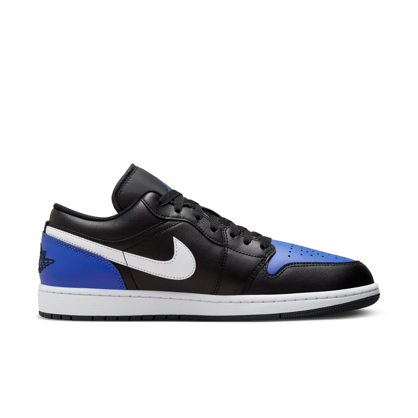 Jordan 1 Low Black Royal Toe Men's