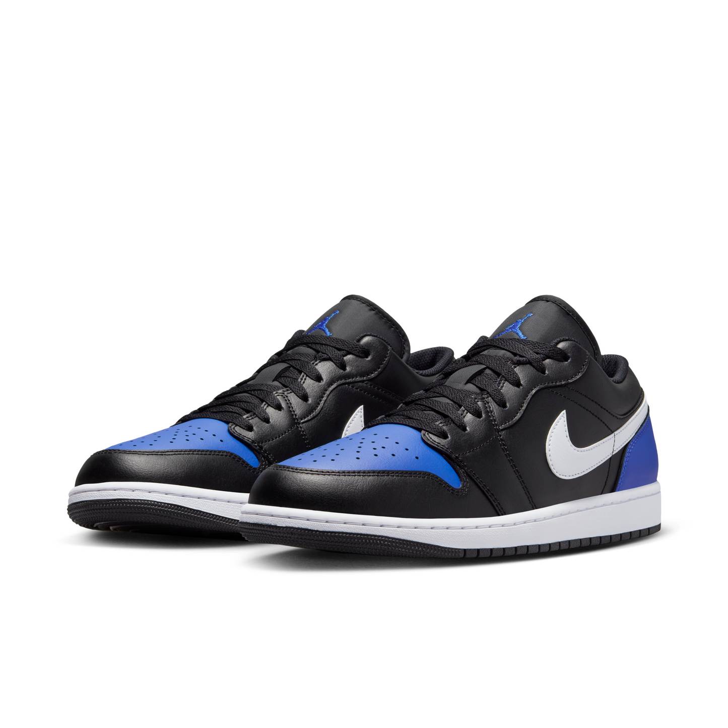 Jordan 1 Low Black Royal Toe Men's