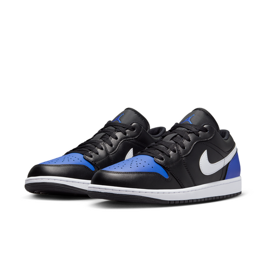 Jordan 1 Low Black Royal Toe Men's